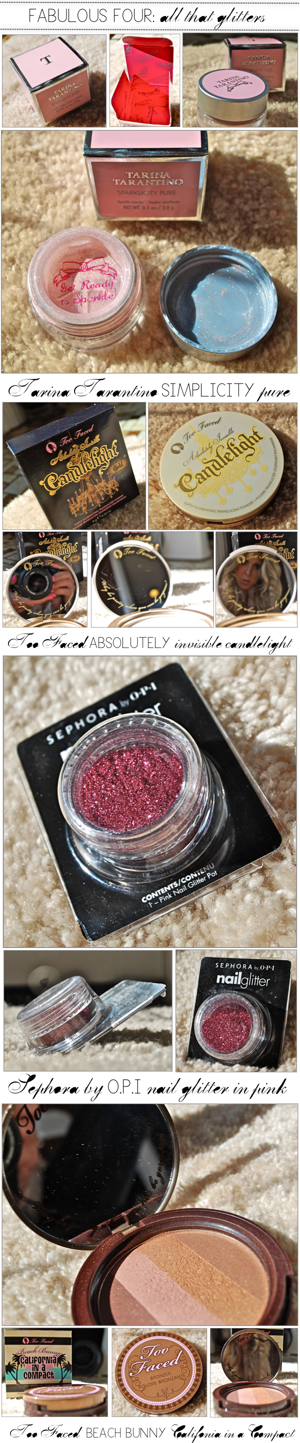 current obsession all that glitters