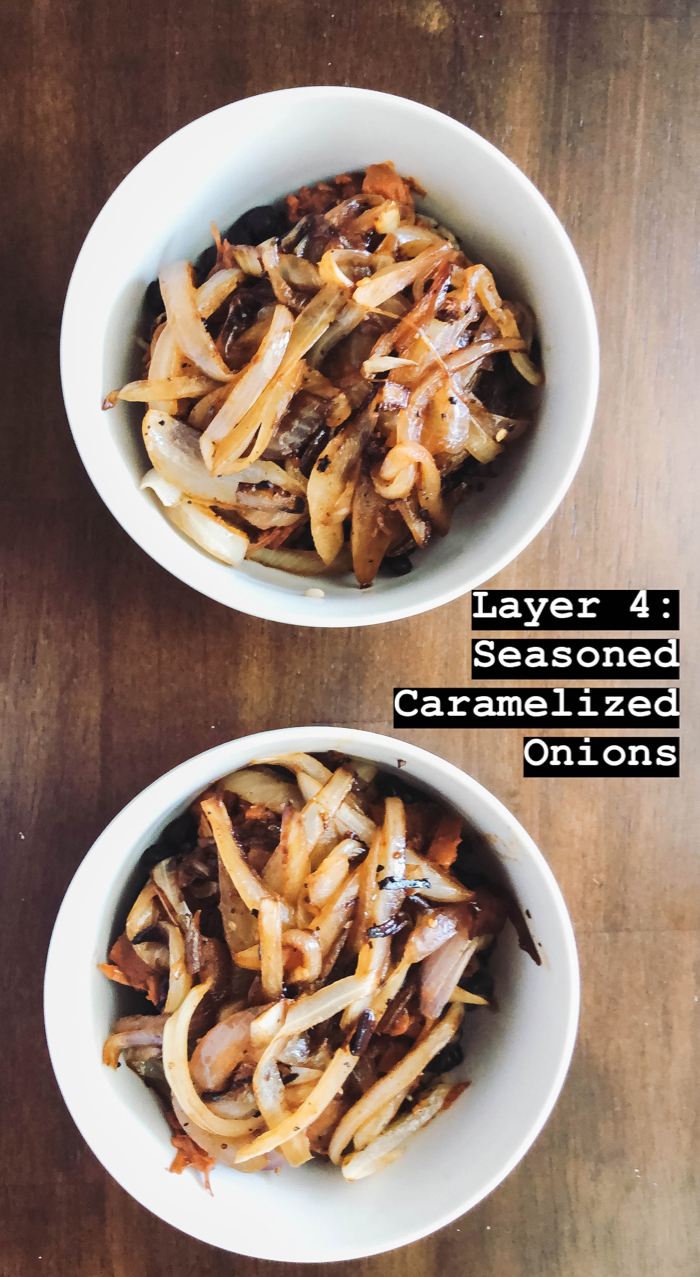 This vegan recipe for an 8 Layer BBQ Jackfruit Bowl is delicious.