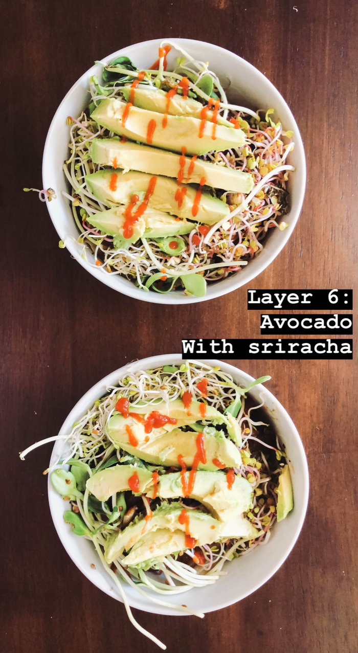 VEGAN RECIPE - 8 LAYER BBQ JACKFRUIT BOWL This vegan recipe for an 8 Layer BBQ Jackfruit Bowl is delicious.