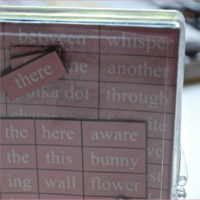 CURRENT OBSESSION – MAGNETIC POETRY {PINK WORDS}