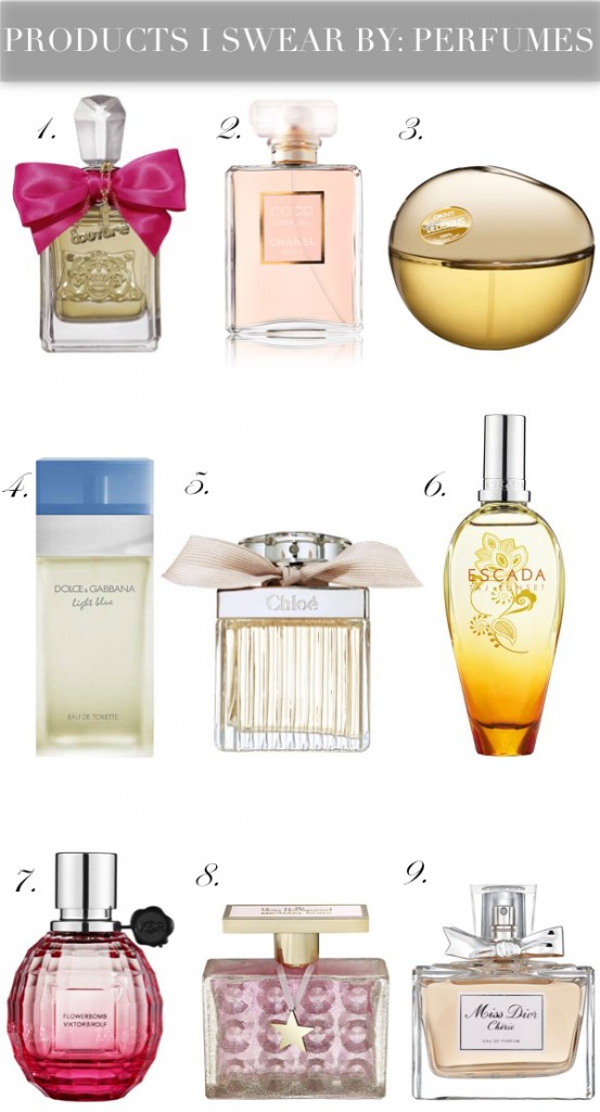 Blonder Ambitions - Products I Swear By: Perfumes