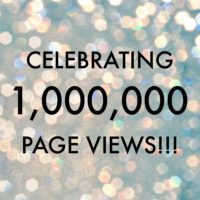CELEBRATING 1,000,000 PAGE VIEWS