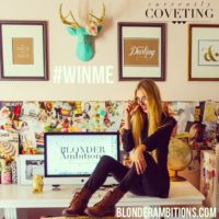 WHITE FAUX TAXIDERMY GIVEAWAY