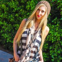 LOOK OF THE WEEK – DISTRESSED STRIPES