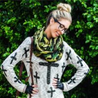 LOOK OF THE WEEK – PATTERNED STEMS